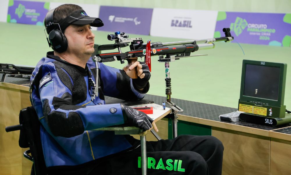 Em Paris-2024, Alexandre Galgani vai disputar pela terceira vez o tiro esportivo nos Jogos Paralímpicos