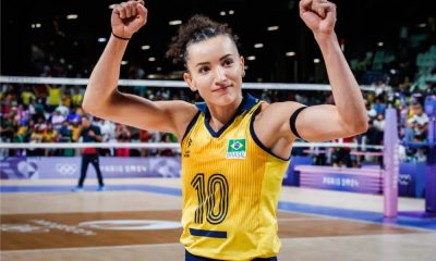 Gabi Guimarães, destaque do vôlei feminino do Brasil nos Jogos Olímpicos de Paris-2024