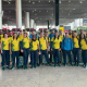 seleção brasileira de goalball no embarque para a paralimpíada de paris-2024