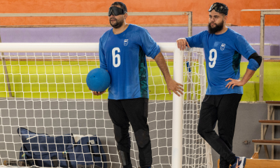 Seleção brasileira de goalball masculino em preparação para os Jogos Paralímpicos de Paris-2024