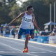 Hygor Gabriel vencendo os 100m rasos no Campeonato Brasileiro Sub-23 de atletismo