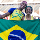 Jerusa Geber e Gabriel Garcia no Mundial de Atletismo paralímpico de Kobe