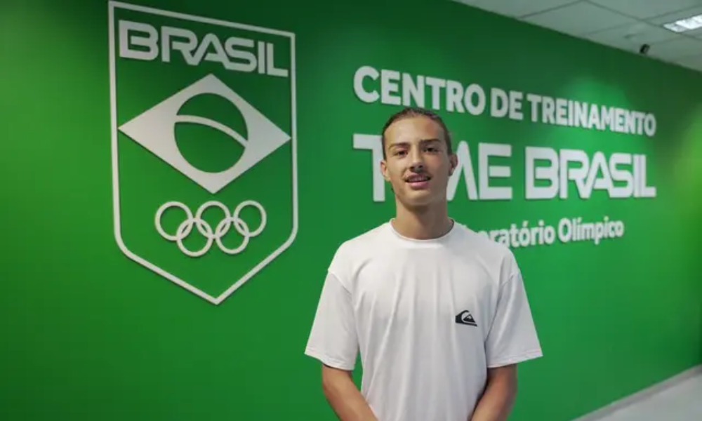 Luca Mérimée no CT do Time Brasil