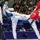 Maria Clara Pacheco no taekwondo dos Jogos Olímpicos de Paris-2024