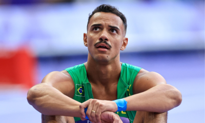 Rafael Pereira Atletismo nos 110m com barreiras dos Jogos Olímpicos de Pris--2024