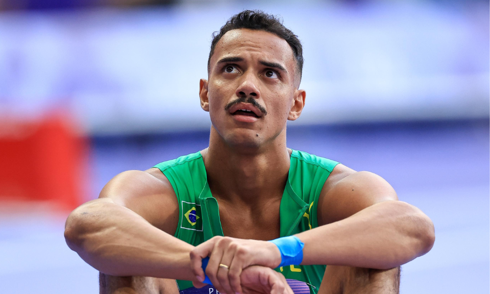 Rafael Pereira Atletismo nos 110m com barreiras dos Jogos Olímpicos de Pris--2024