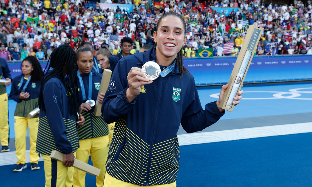 Rafaelle, zagueira da seleção feminina de futebol nos Jogos Olímpicos de Paris-2024