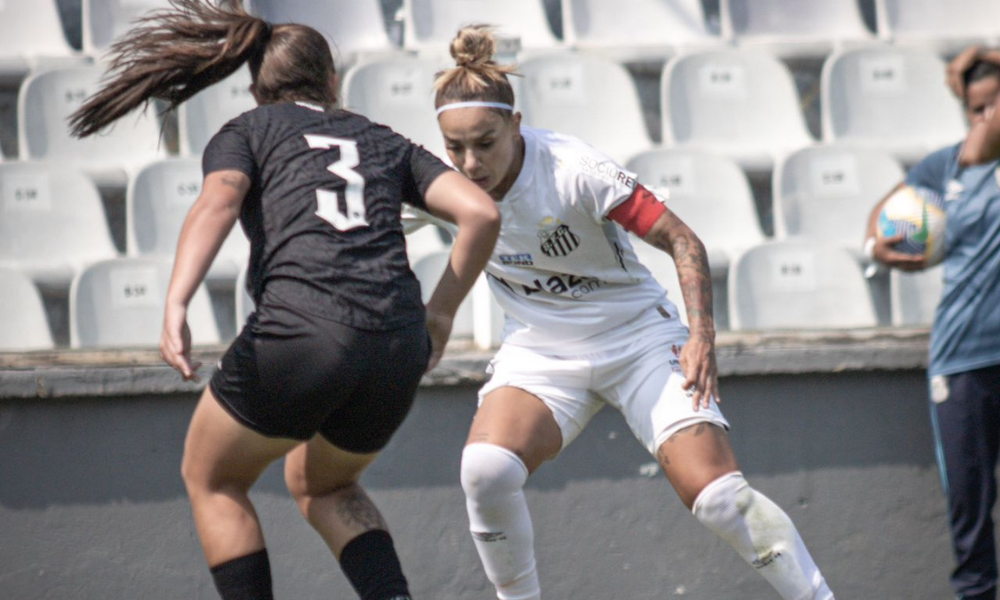 Santos e Botafogo pelo Brasileirão de futebol feminino - rebaixamento