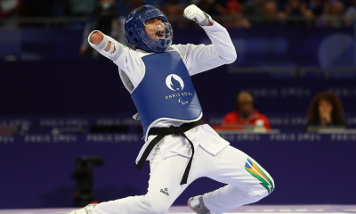 Silvana Fernandes vibra com medalha de bronze no taekwondo da Paralimpíada de Paris-2024