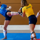 Silvana Fernandes durante treino do taekwondo para os Jogos Paralímpicos de Paris-2024