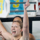 Stephanie Balduccini comemora quebra do recorde sul-americano dos 100m medley no Troféu José Finkel