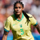 Tarciane em jogo da Seleção Feminina nos Jogos Olímpicos de Paris-2024