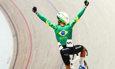 Lucca Marques no Mundial Júnior de ciclismo de pista