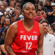 Damiris Dantas durante partida do Indiana Fever na WNBA