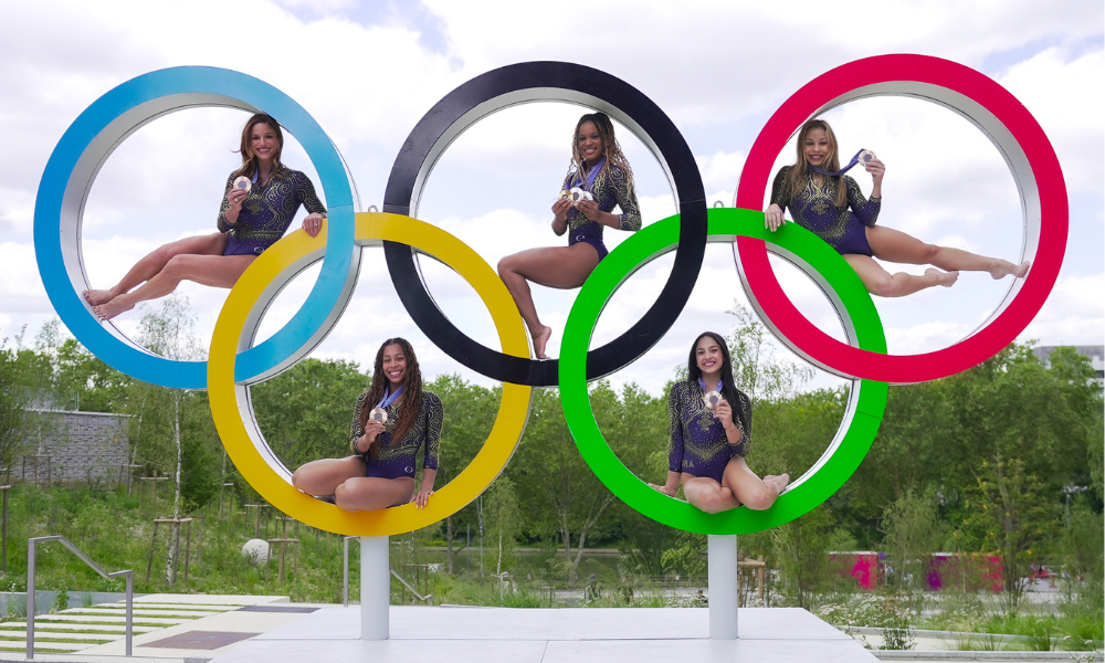 Equipe da ginástica artística feminina do Brasil nos Jogos Olímpicos de Paris