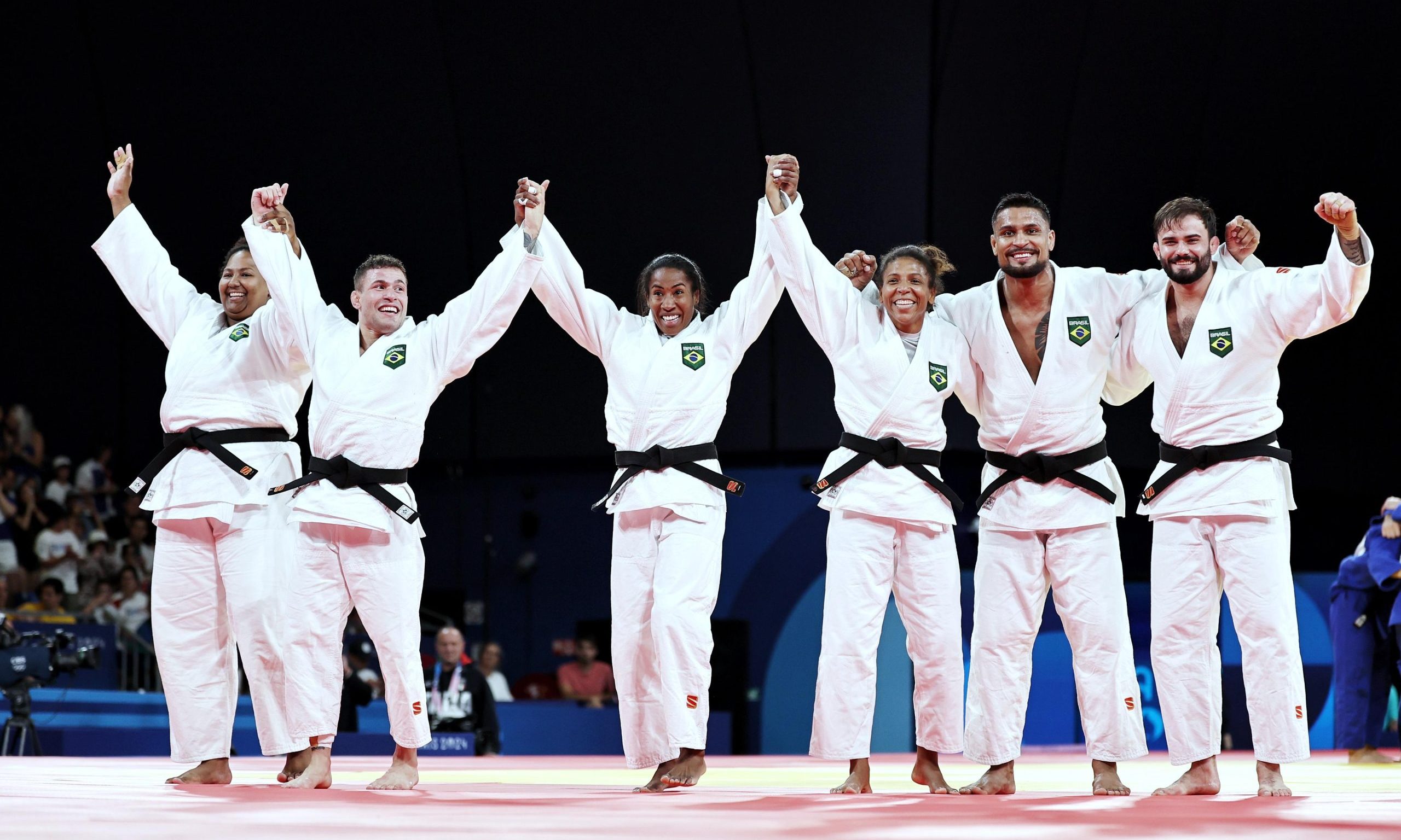 judô por equipes brasil bronze medalha de bronze