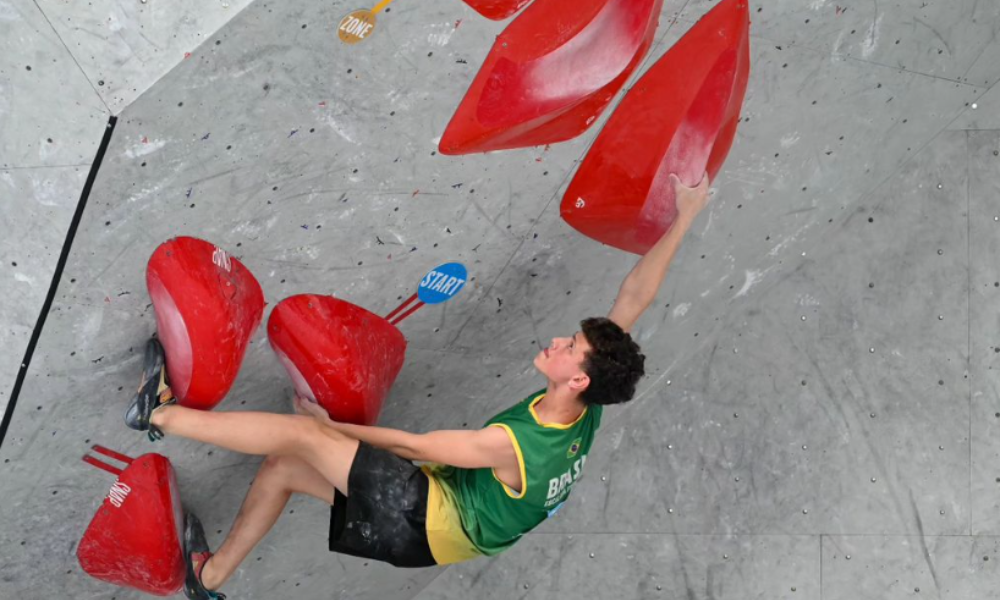 Raul de Morais Mundial Juvenil de Escalada semifinal boulder