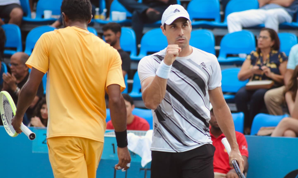 Fernando Romboli durante jogo do Challenger de Santo Domingo