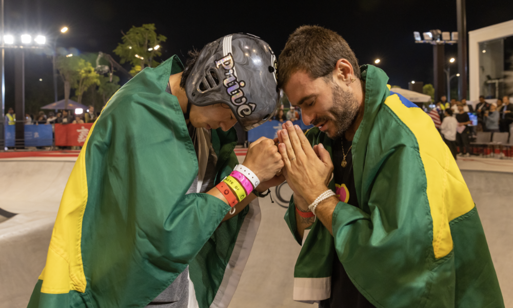 Augusto Akio e Pedro Barros com dobradinha no Mundial de skate park masculino; Luigi Cini e Kalani Konig ficaram fora