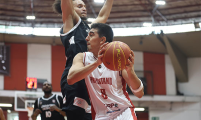 Gui Abreu em jogo do Paulistano contra o Corinthians pelo Paulista de basquete masculino Foto: Wilian Oliveira/Foto Atleta