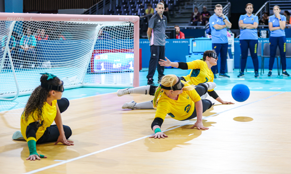 Goalball feminino Foto: Ana Patrícia Almeida/CPB