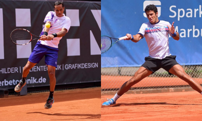 Daniel Dutra e Mateus Alves Challenger de Cali Foto: Reprodução/Instagram e Joachim Striepecke