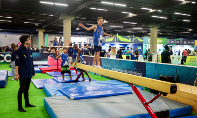 Arena da ginástica artística na COB Expo 2023