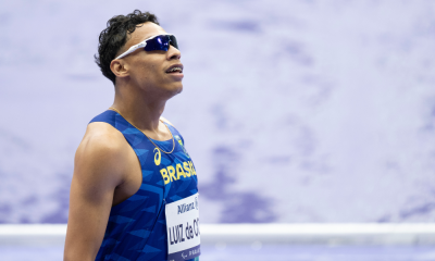 Christian Gabriel nos 200m T37 dos Jogos Paralímpicos de Paris-2024