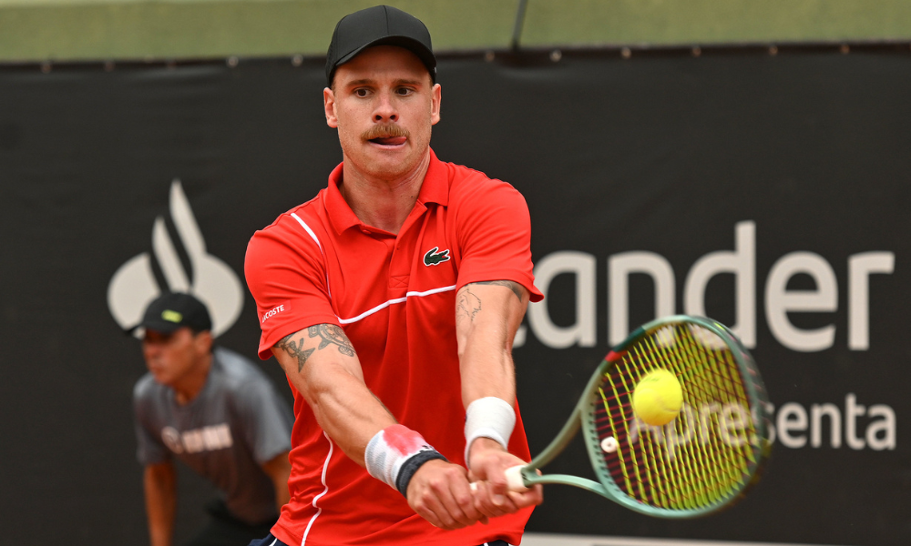 Karue Sell, brasileiro que alcançou à semifinal do Challenger de Las Vegas (Foto: João Pires)