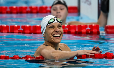 Carol Santiago após final nos Jogos Paralímpicos de Paris-2024 (Alessandra Cabral/CPB)