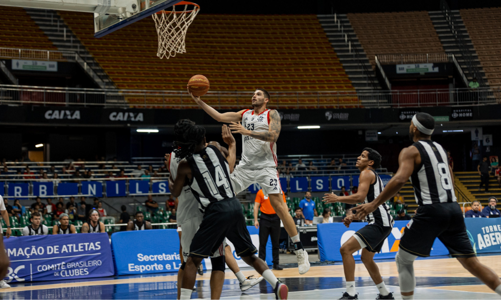 Flamengo e Botafogo no torneio de abertura NBB