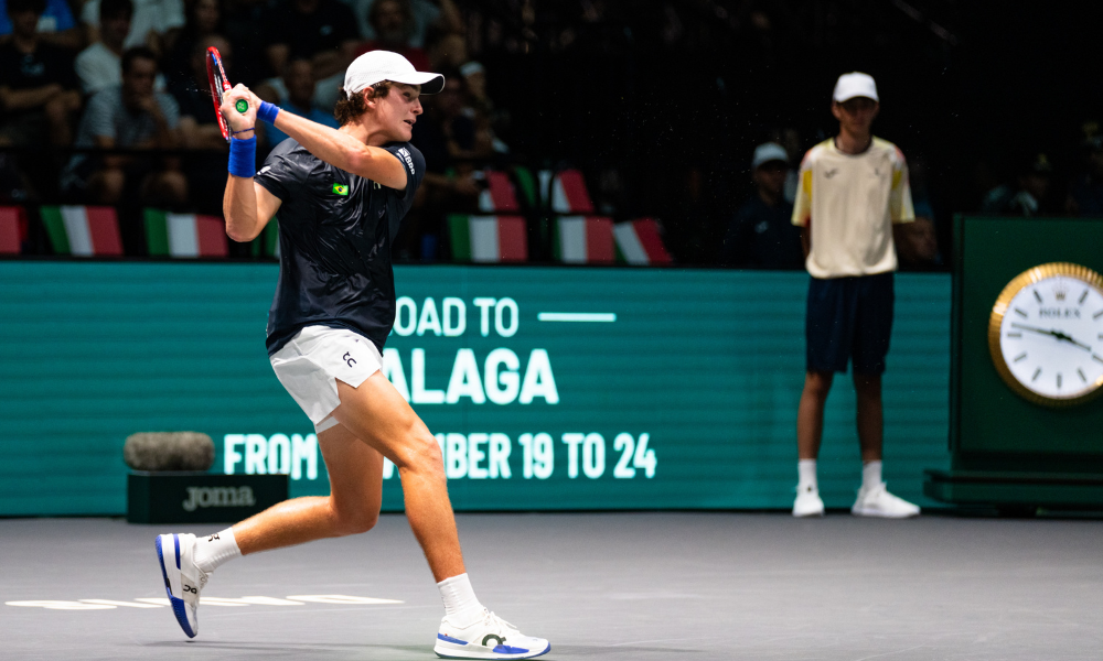 João Fonseca na Copa Davis de tênis