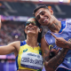 Jerusa Geber e seu guia, Gabriel Garcia, comemoram mais uma medalha de ouro nas Paralimpíadas de Paris-2024 e pensam em Los Angeles