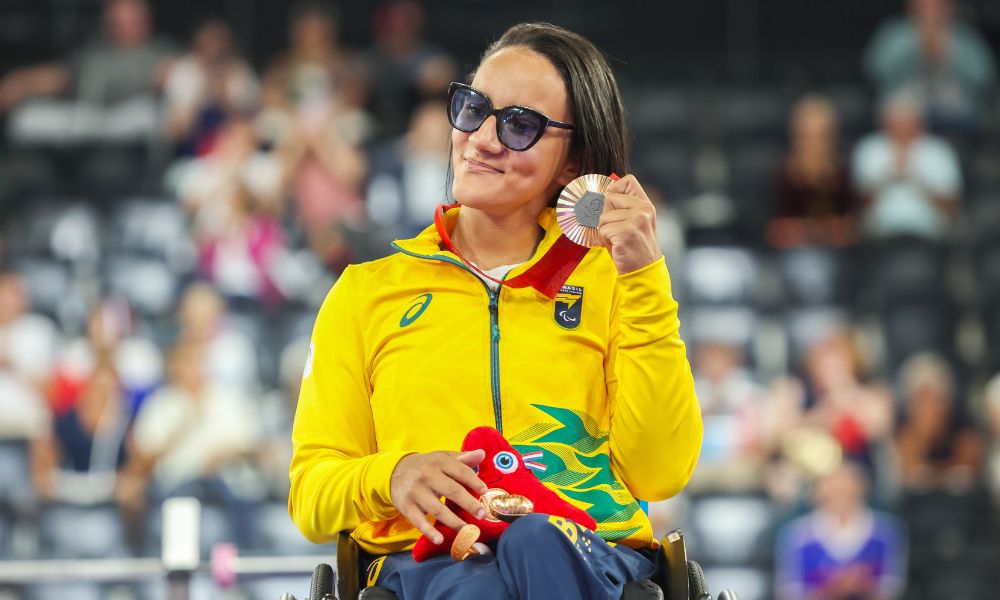 Lara Lima conquista a medalha de bronze no halterofilismo nos Jogos Paralímpicos de Paris-2024