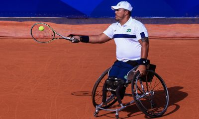 Leandro Pena Tênis em cadeira de rodas Jogos Paralímpicos Paris-2024