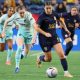 NJNY Gotham, time de Bruninha, jogando contra Reign, pela NWSL