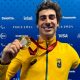 Talisson Glock com a medalha de ouro dos 400 m livre S6 dos Jogos Olímpicos de Paris-2024