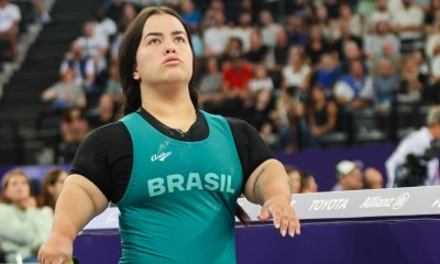 Mariana D'Andrea na final do halterofilismo nos Jogos Paralímpicos de Paris - Foto: Ana Patrícia/CPB