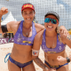 Ágatha e Rebecca na etapa de São Luís do circuito brasileiro de vôlei de praia