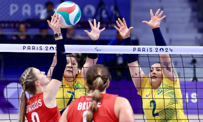 Brasil x EUA vôlei sentado nos Jogos Paralímpicos de Paris-