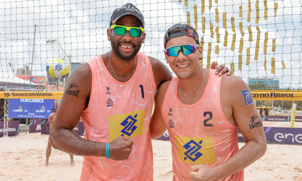 Arthur e Evandro Top 16 Etapa do Maranhão Circuito Brasileiro de Vôlei de Praia