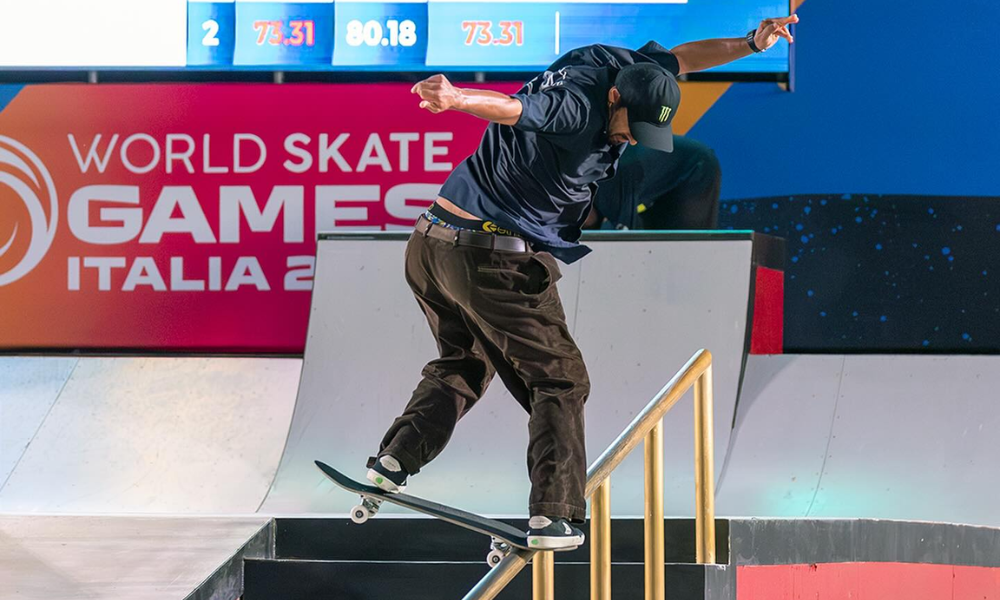 Kelvin Hoefler no Mundial de Skate street em Roma na Itália