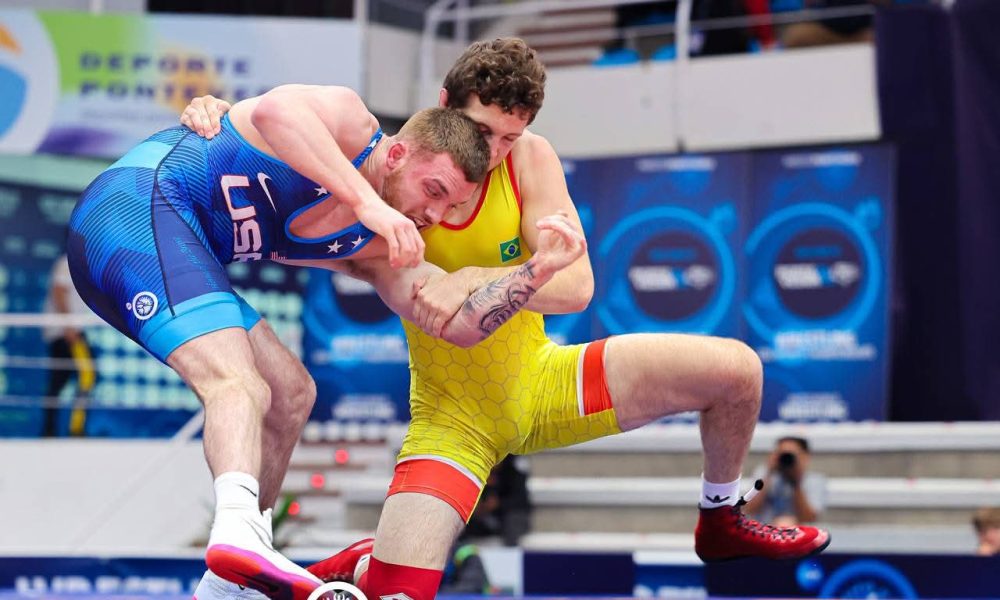 Leandro Jordan medalha de bronze histórica mundial sub-20 de wrestling estilo livre