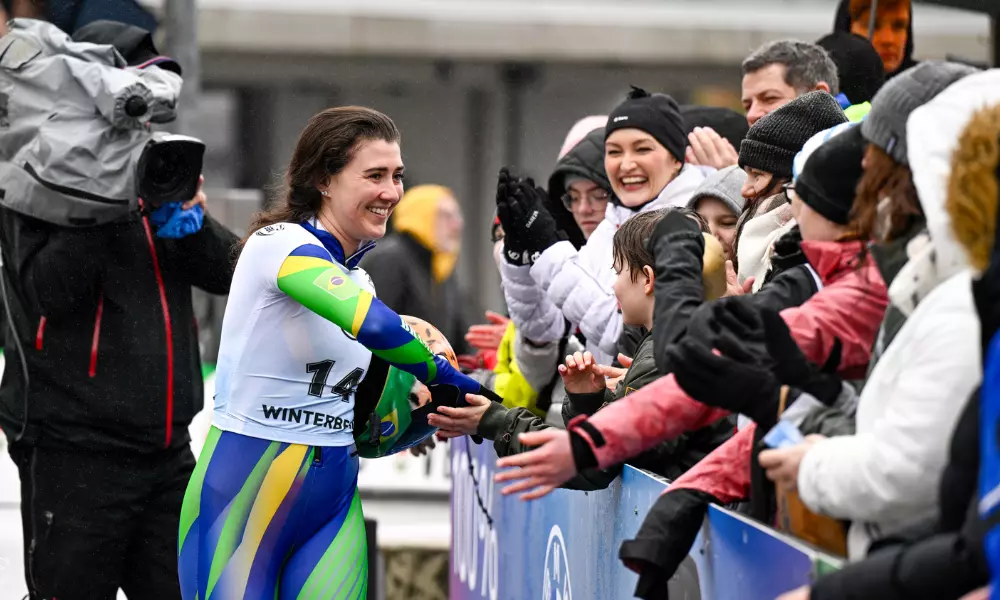 Nicole Silveira quer competir no skeleton nos Jogos Olímpicos de Inverno Milão-Cortina 2026