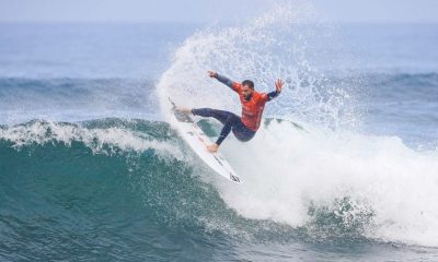 Alejo Muniz durante a a Etapa de Ericeira do Challenger Series de surf