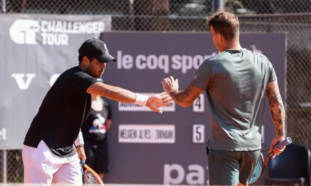 Felipe Meligeni e Marcelo Zormann no Challenger de Buenos Aires