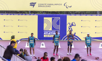 Atletas no Brasileiro sub-20 de atletismo paralímpico