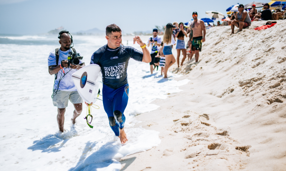 Deivid Silva na etapa de Saquarema da Challenger Series