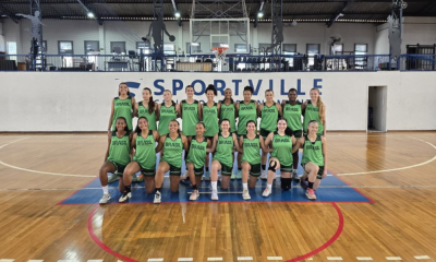 Seleção brasileira feminina no período de treinamento para o Sul-Americano Sub-15 (Divulgação/CBB)