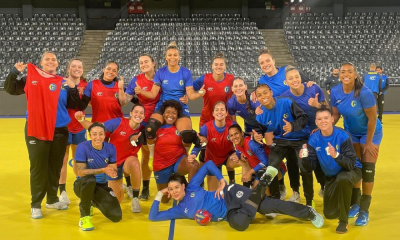 Seleção brasileira feminina de handebol no Troféu Carpatian (Divulgação/CBHb)